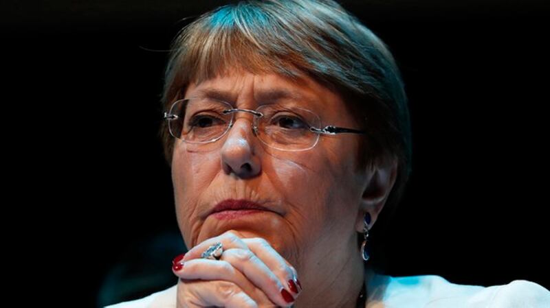 联合国人权事务高级官员米歇尔·巴切莱特(Michelle Bachelet)。(美联社)